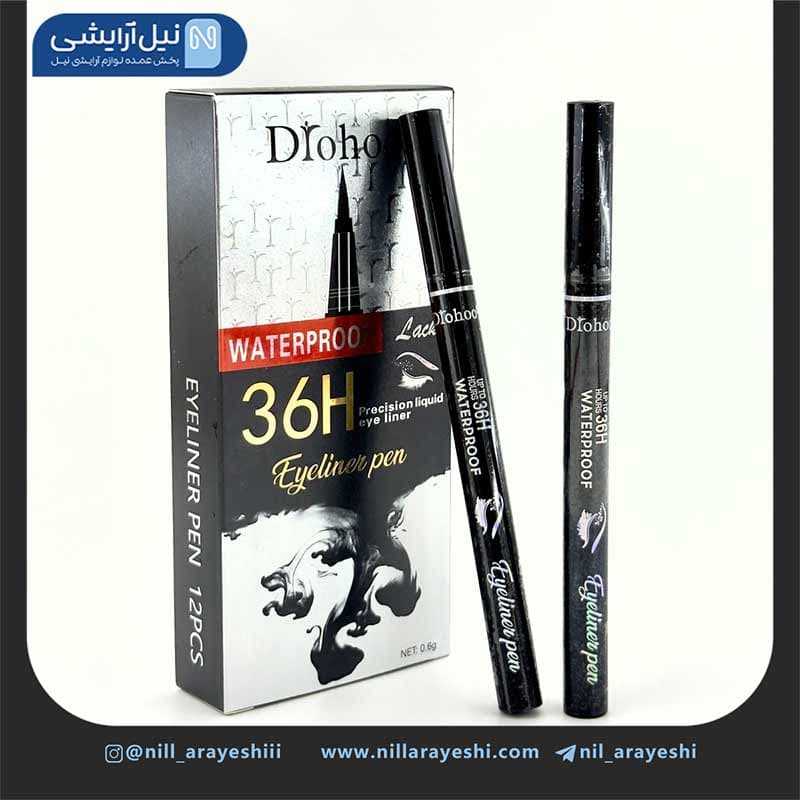 خط چشم ماژیکی قلمی 36 ساعته دورهو کد Zy23011s