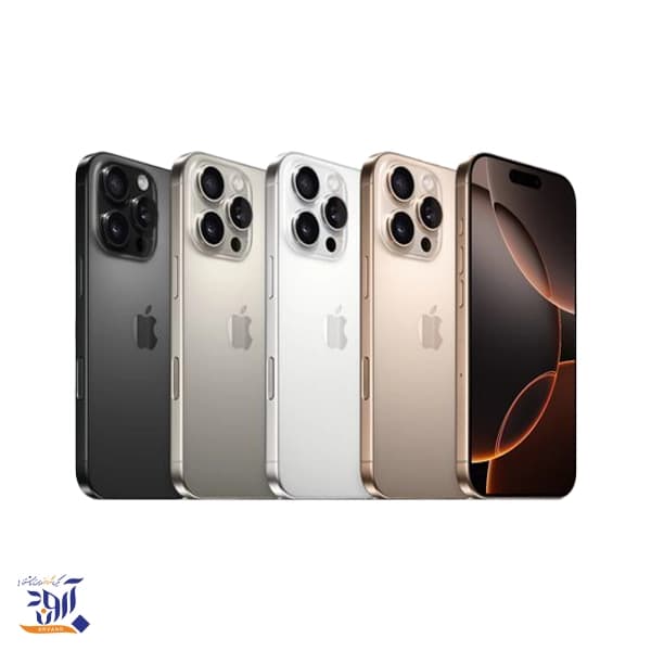 گوشی موبایل اپل مدل iPhone 16 Pro دو سیم کارت ظرفیت۵۱۲ گیگابایت و رم ۸ گیگابایت (not active) (گارانتی ۱۸ ماهه شرکتی)