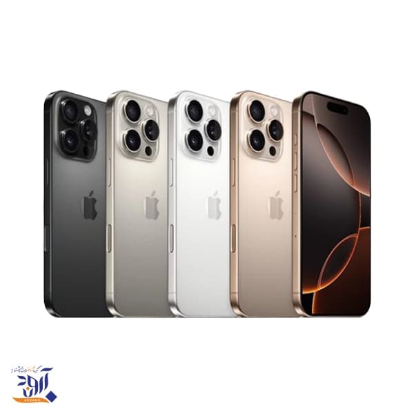 گوشی موبایل اپل مدل iphone 16 pro max دو سیم کارت ظرفیت 256 گیگابایت