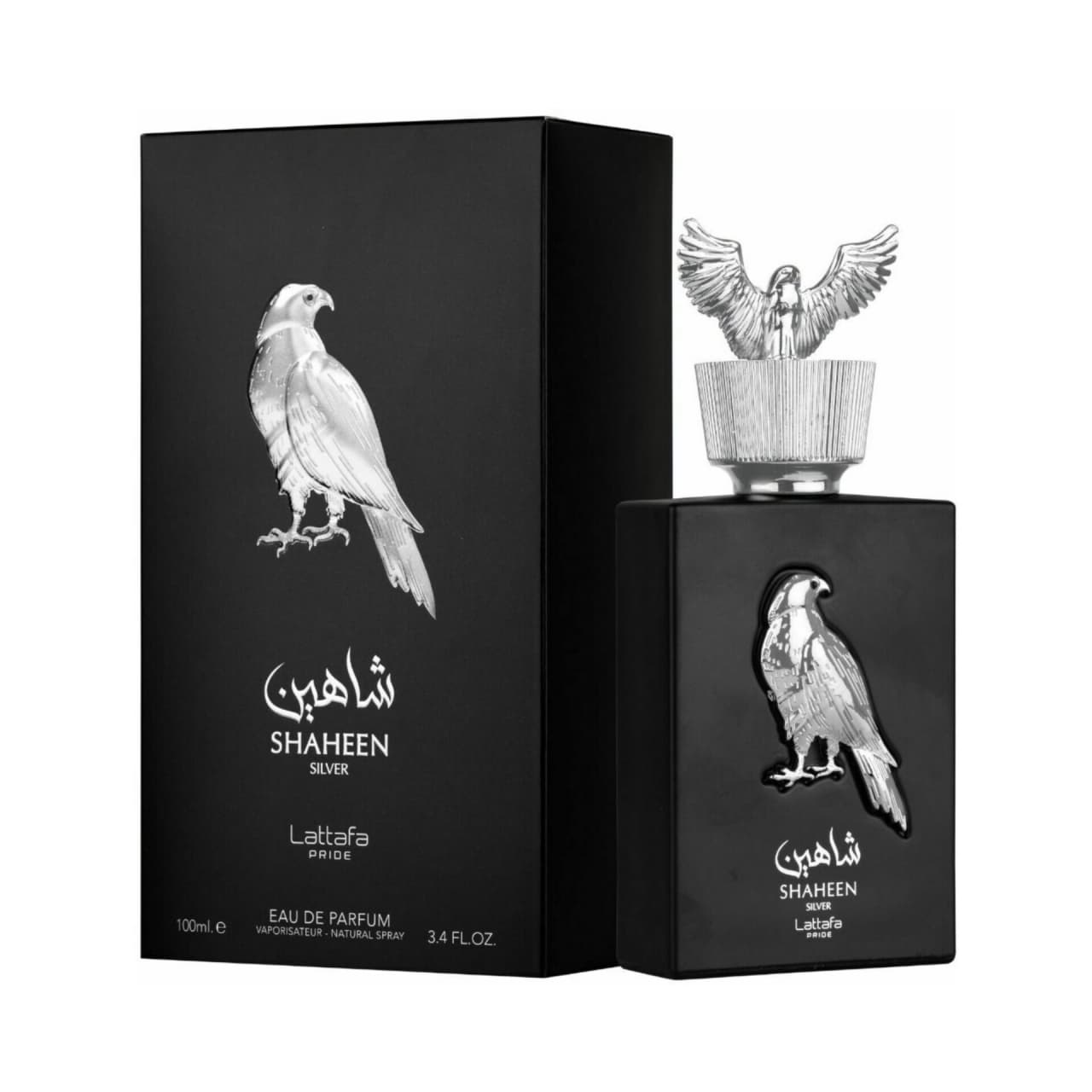 ادو پرفیوم مردانه لطافه مدل شاهین حجم 100 میلی لیتر