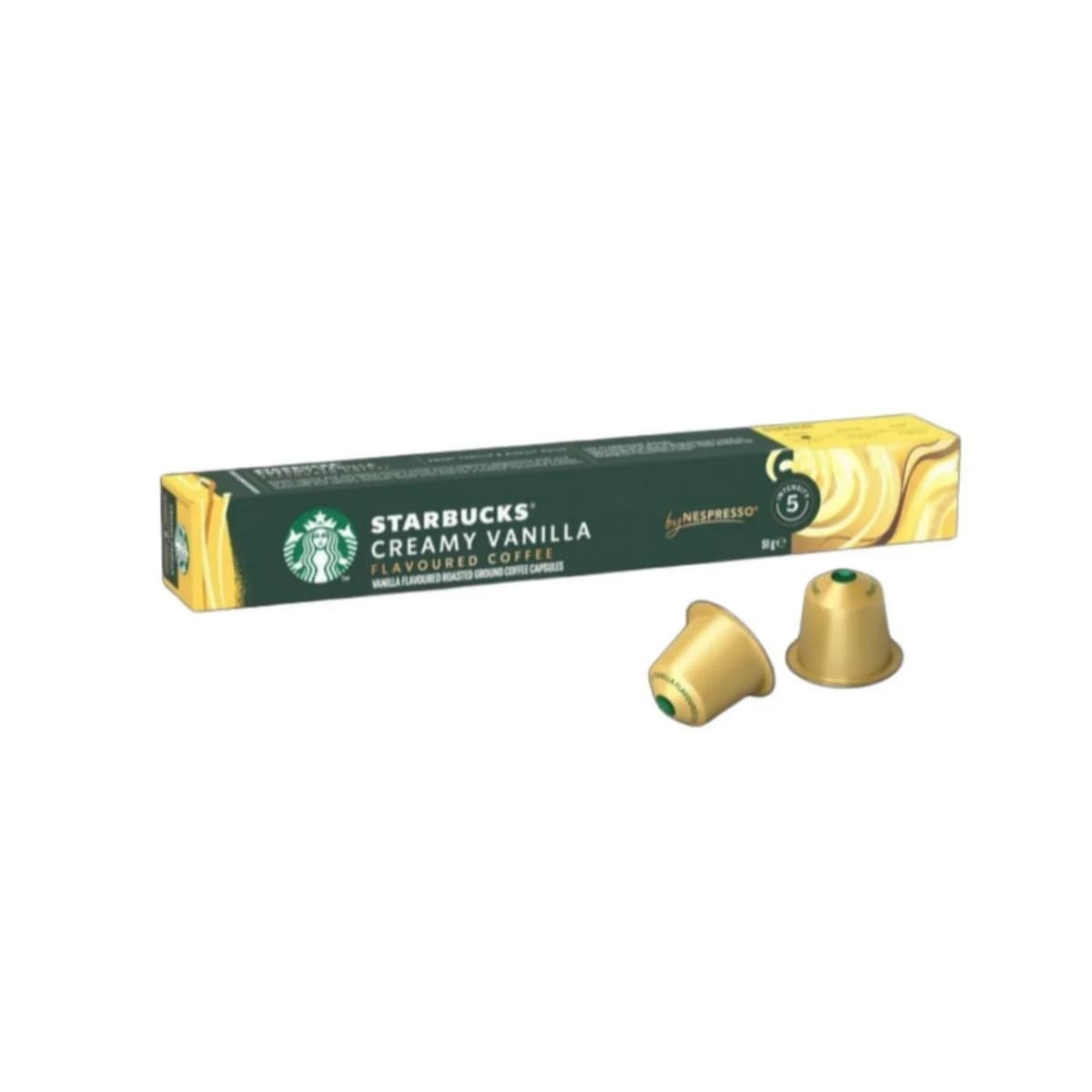 کپسول قهوه نسپرسو استارباکس طعم وانیل Creamy Vanilla بسته ۱۰ عددی