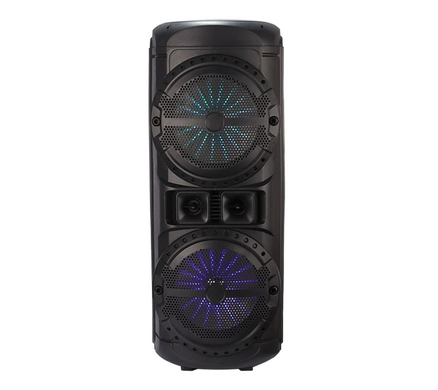 اسپیکر چمدانی بلوتوثی رم و فلش خور Sing-E ZQS12201 + میکروفون و ریموت کنترل