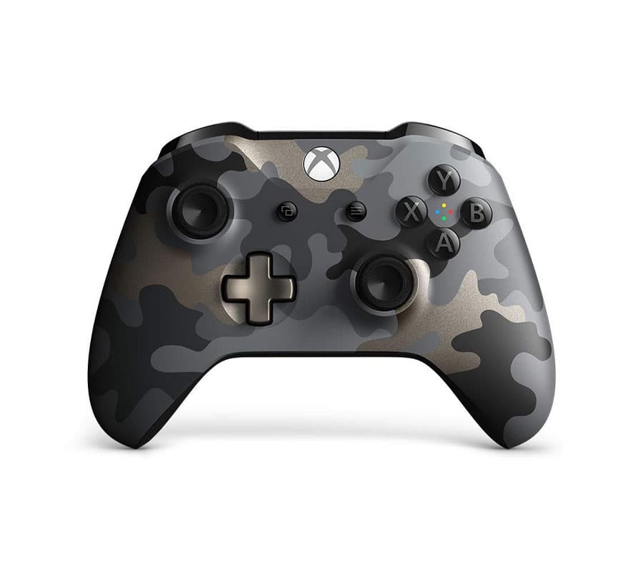 دسته بازی ایکس باکس وان اس ارتشی مشکی Xbox One S/X Controller - استوک