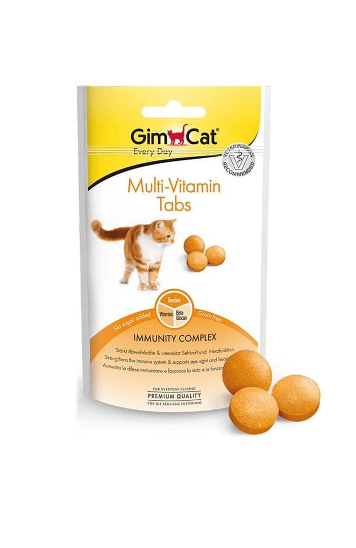 خرید قرص مولتی ویتامین گربه GimCat | تقویت سیستم ایمنی و سلامت