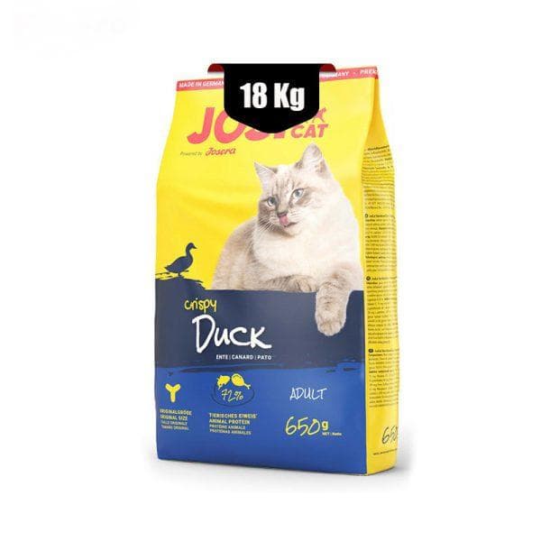 غذای خشک گربه بالغ طعم اردک جوسی کت جوسرا (Josera Josicat Crispy Duck) وزن 18 کیلوگرم