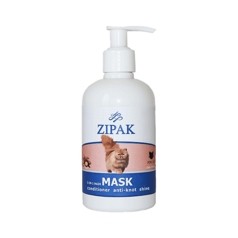 کرم ماسک مو گربه زیپاک مدل تیوپی وزن 250 میلی لیتر