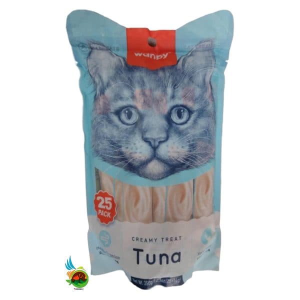 تشویقی گربه ونپی با طعم تن Wanpy Tuna بسته ۲۵ عددی