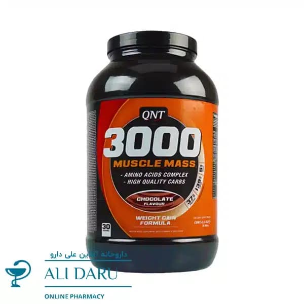 پودر گینر ماسل مس 3000 کیو ان تی 3000 گرم