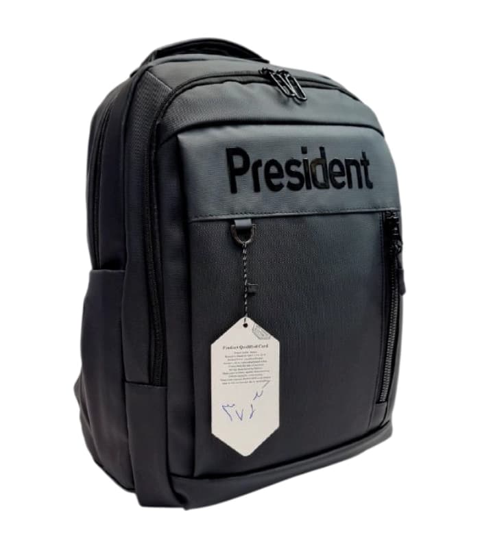 کوله پشتی مارک پرزیدنت President مناسب لپ تاپ تا 17 اینچ