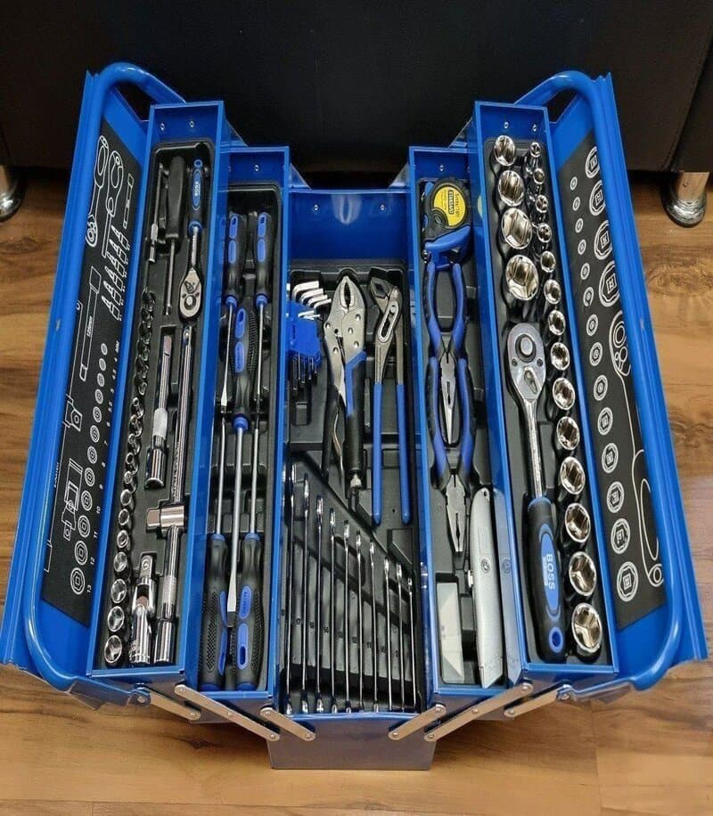 جعبه بکس و ابزار 85 پارچه باس مدلM85