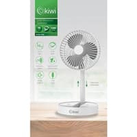 پنکه رومیزی شارژی تاشو کیوی Kfan-7608 سفید