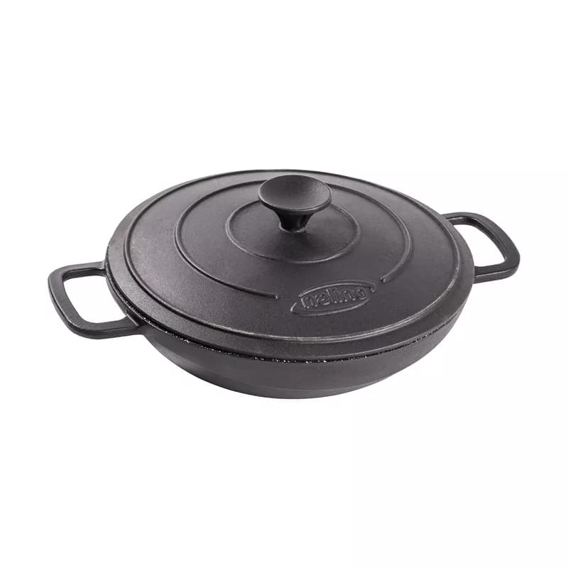 تابه وک چدنی نالینو مدل فلتی Fleti (سایز 28) با درب