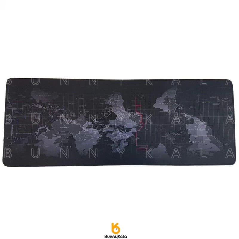 پد موس گیمینگ طرح نقشه جهان 30X80