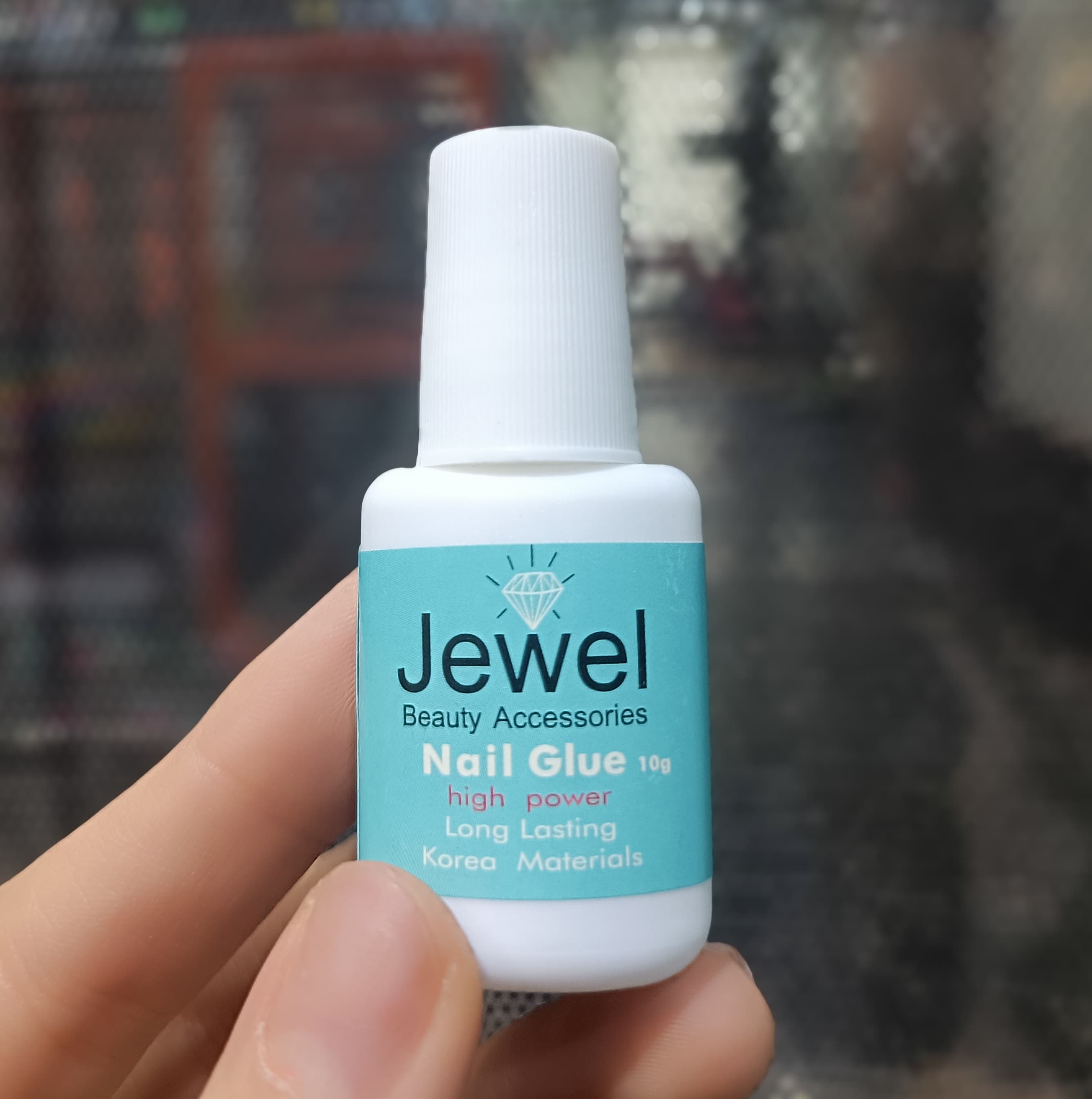 چسب تیپ کاشت ناخن 10 گرمی کره ای مدل GN-003 جول jewel