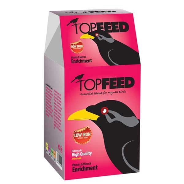 غذای مرغ مینا ساده تاپ فید TOPFEED، وزن 1 کیلوگرم