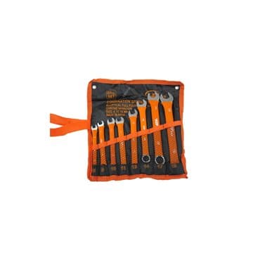 مجموعه آچار کیفی روکش دار یک سر رینگ یک سر تخت 8 عددی HT252