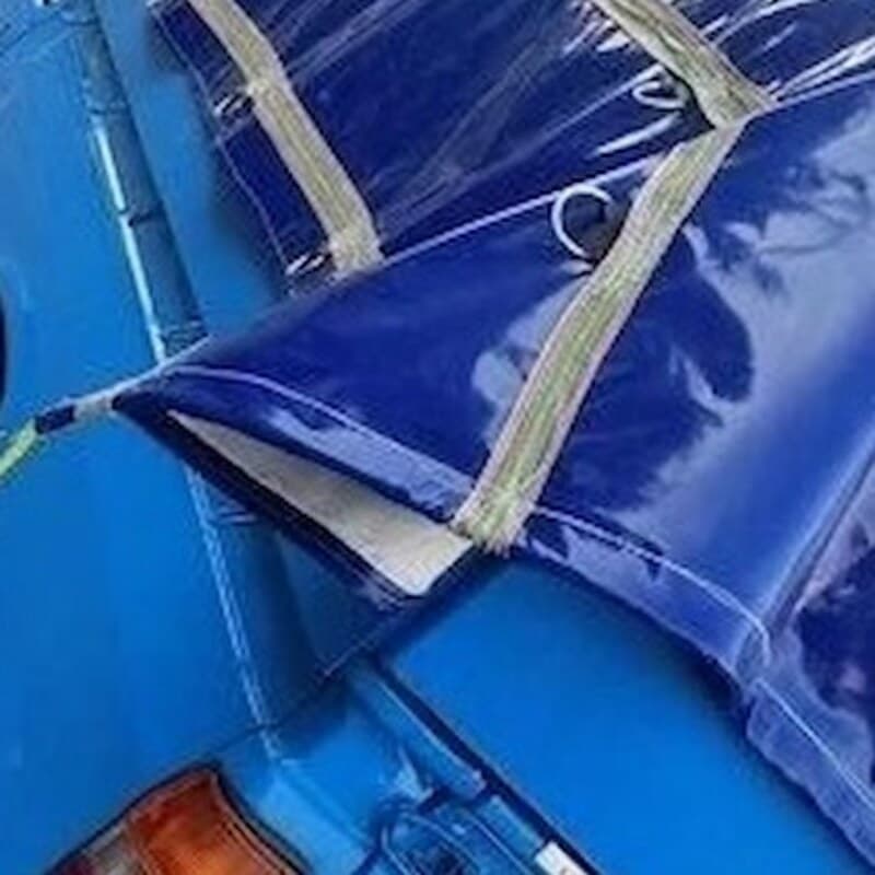 چادر نیسان جنس ترانزیتی کانتینری صد درصد ضد آب رنگ آبی