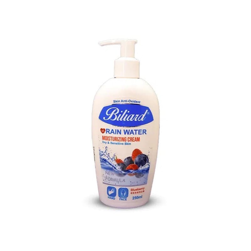 کرم دست و صورت آبرسان بیلیارد پمپی رایحه بلوبری Blueberry حجم 250 میل