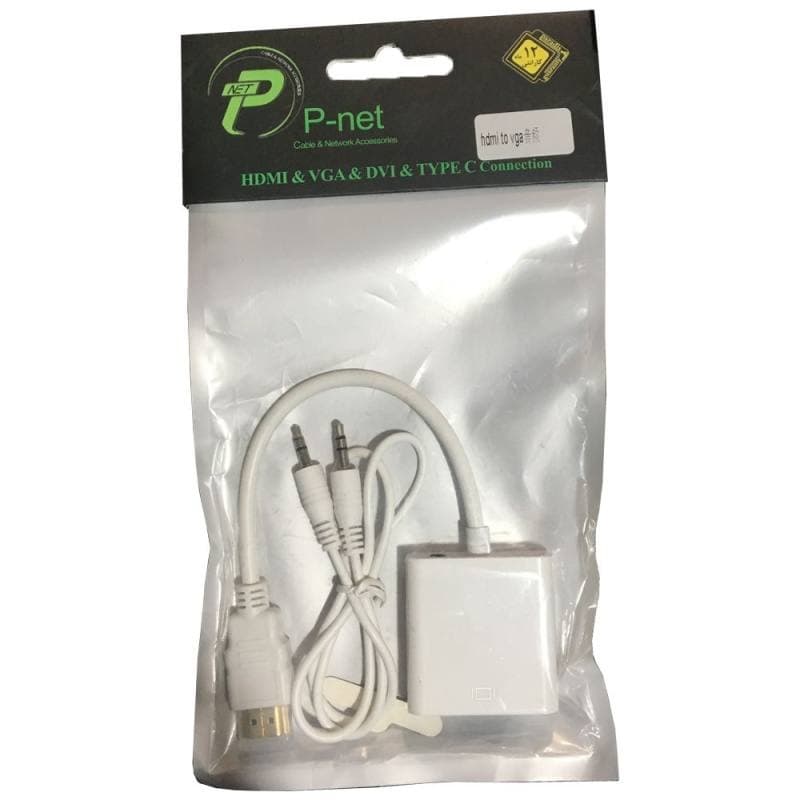 تبدیل پی نت با کابل صدا HDMI to VGA