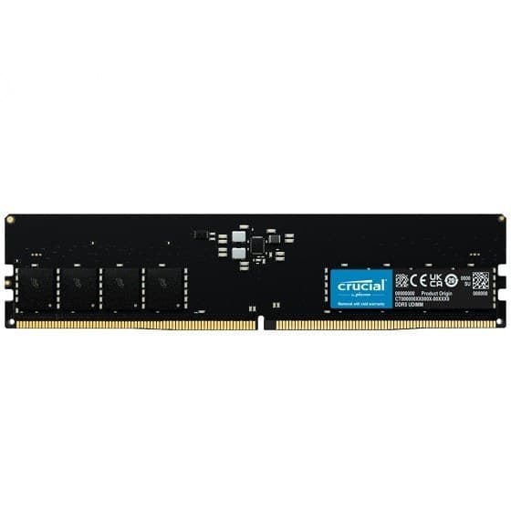 رم کامپیوتر کروشیال تک کاناله مدل CT8 فرکانس 4800 مگاهرتز DDR5 تایمینگ CL40 حافظه 8 گیگابایت