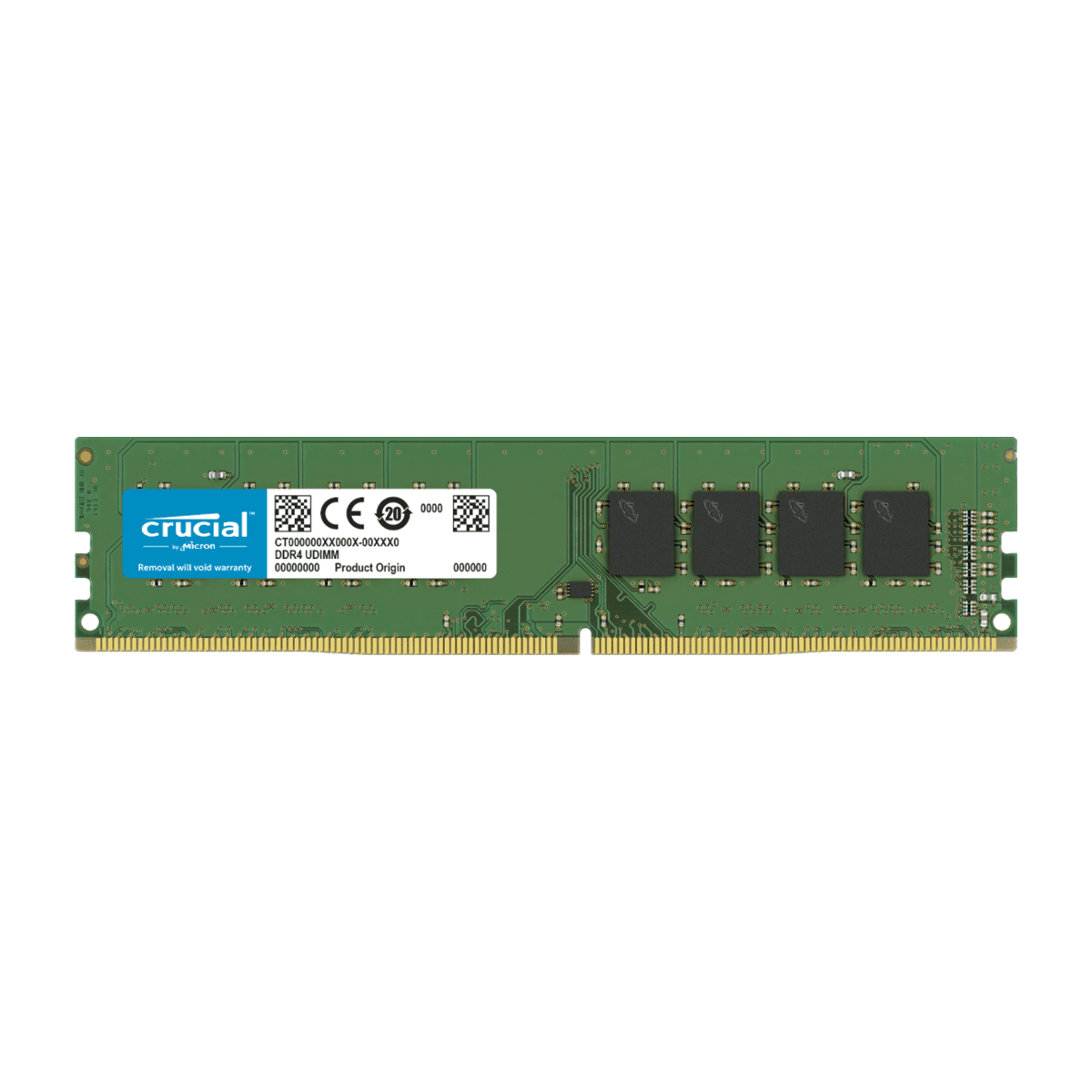 رم کامپیوتر DDR4 تک کاناله 2666 مگاهرتز CL19 کروشیال مدل CT4G4DFS8266 ظرفیت 4 گیگابایت