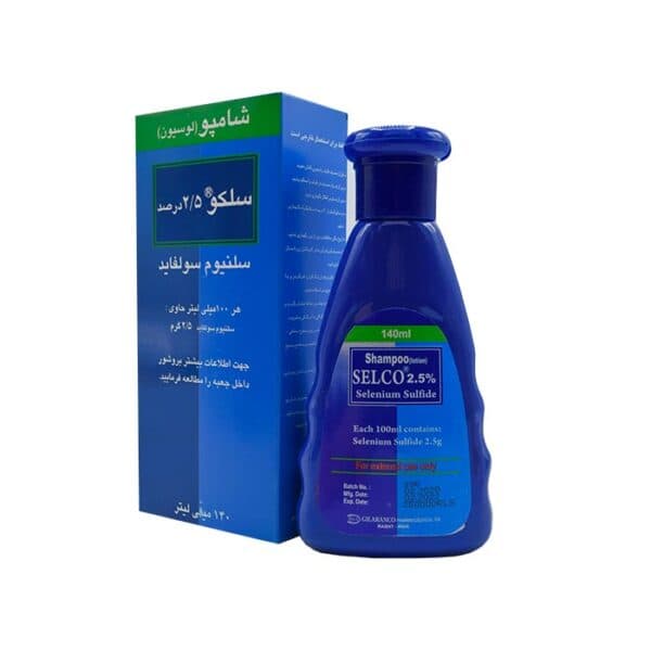 شامپو سلنیوم سولفاید سلکو 2.5 درصد