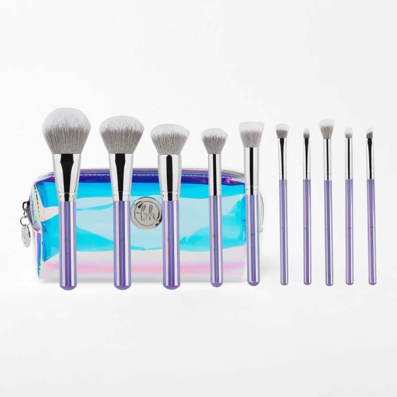 ست براش آرایشی بی اچ کازمتیکس BH COSMETICS مدل هلو هولو hello holo مجموعه 10 عددی