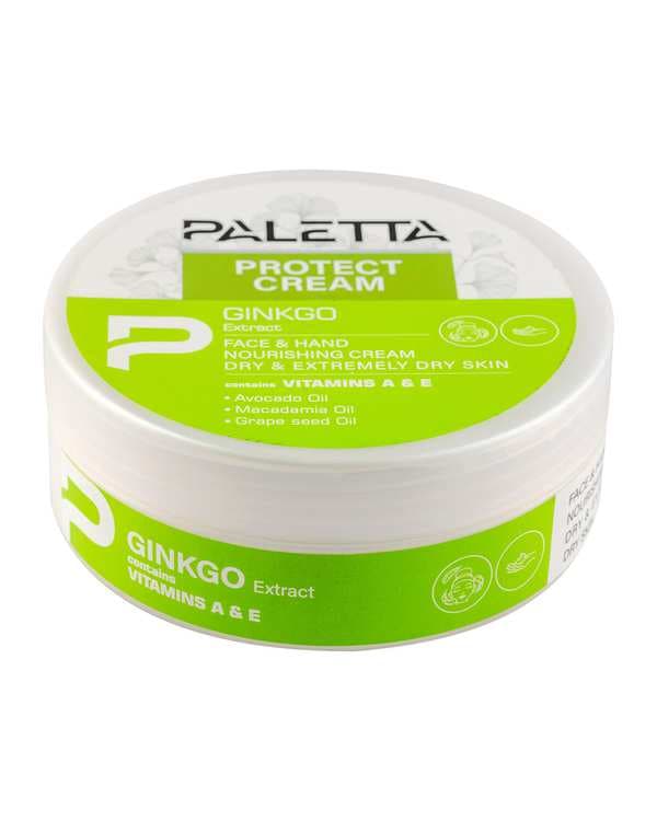 کرم مرطوب کننده دست و صورت پالتا Paletta مدل Ginkgo مناسب پوست خشک و خیلی خشک حجم 220ml