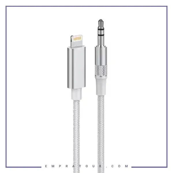 کابل تبدیل لایتنینگ به جک 3.5 میلیمتری 2 متر الدینیو Ldnio Lightning To 3.5MM Audio Cable LS-Y82I