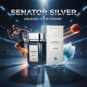 عطر ادکلن مردانه سناتور سیلور نقره ایی جانوین - رایحه خنک و 100 میل