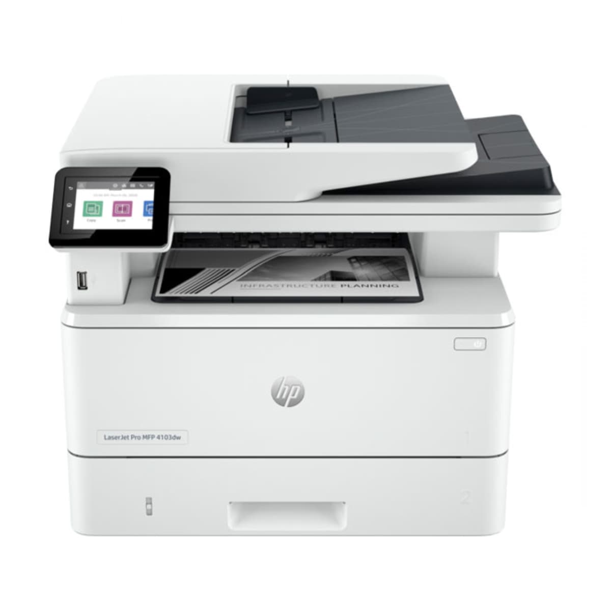پرینتر لیزری چند کاره برند اچ‌ پی مدل LaserJet Pro MFP 4103dw