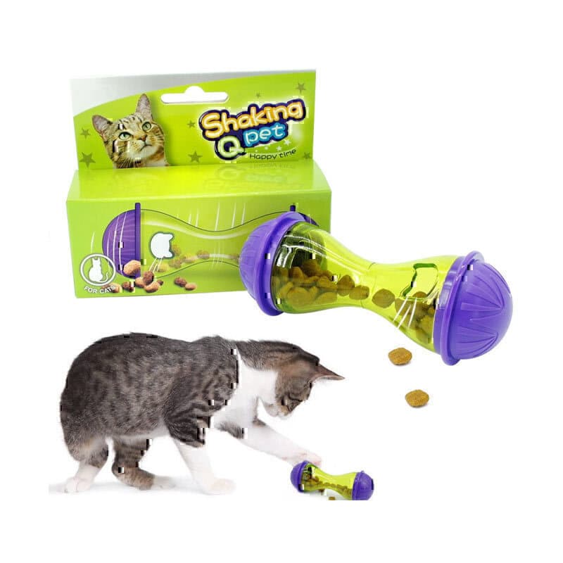 اسباب بازی مخزن دار دمبلی گربه هپی تایم Happy time Cat Toy