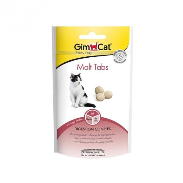 قرص مالت گربه ویژه سلامت گوارش جیم کت (GimCat Intestinal Malt Tabs) وزن 40 گرم