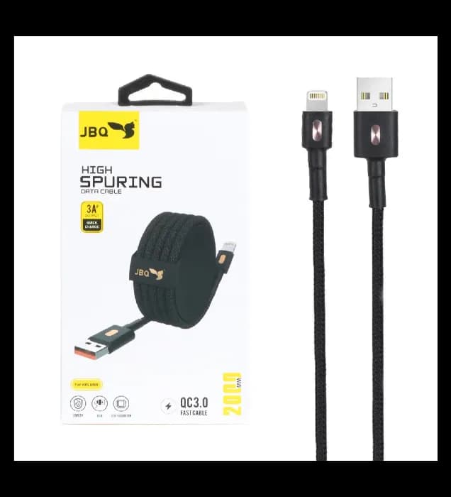 کابل شارژ 2 متری فست آیفون جی بی کیو مدل USB-111