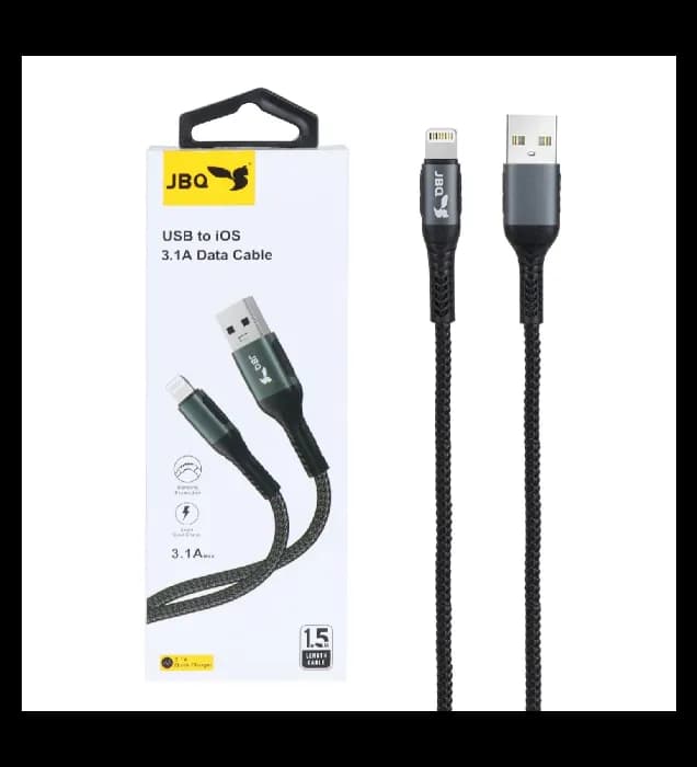 کابل شارژ 1.5 متری فست آیفون جی بی کیو مدل DT-01