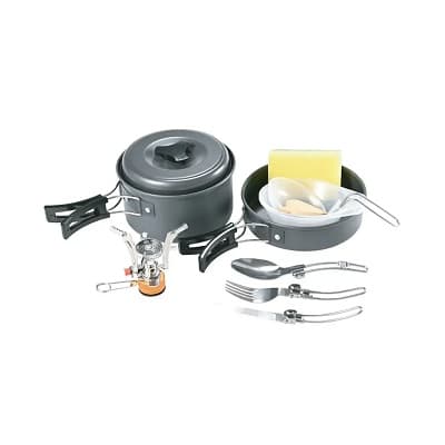 ظروف کمپینگ 10در1 گرین لاین Green lion 10IN1 Camping Cookware