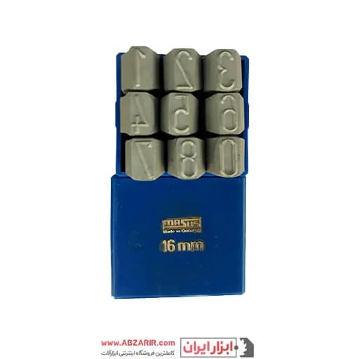 مجموعه 9 عددی سنبه عدد 16 میلیمتر ماسوس