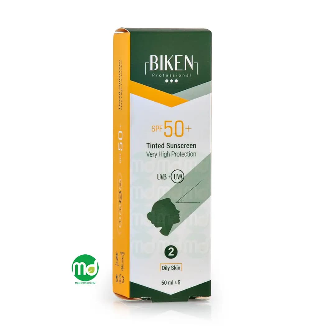 کرم ضد آفتاب رنگی پوست چرب بیکن SPF 50 حجم 50ml