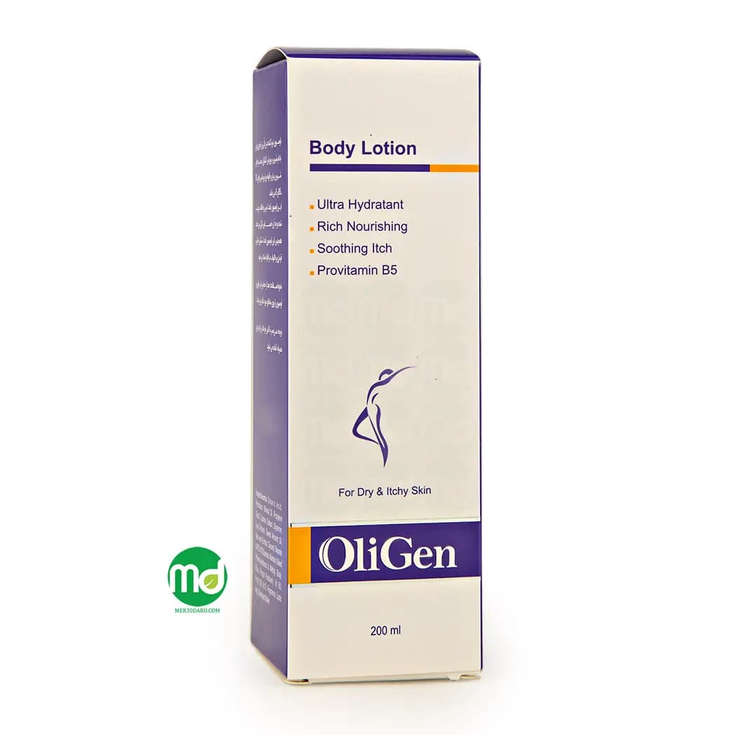 لوسیون نرم کننده بدن الی ژن برای پوست خشک و خارش دار 200ml