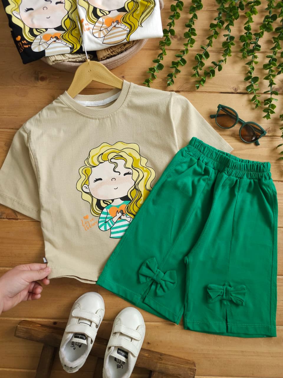 تیشرت شلوارک عسل