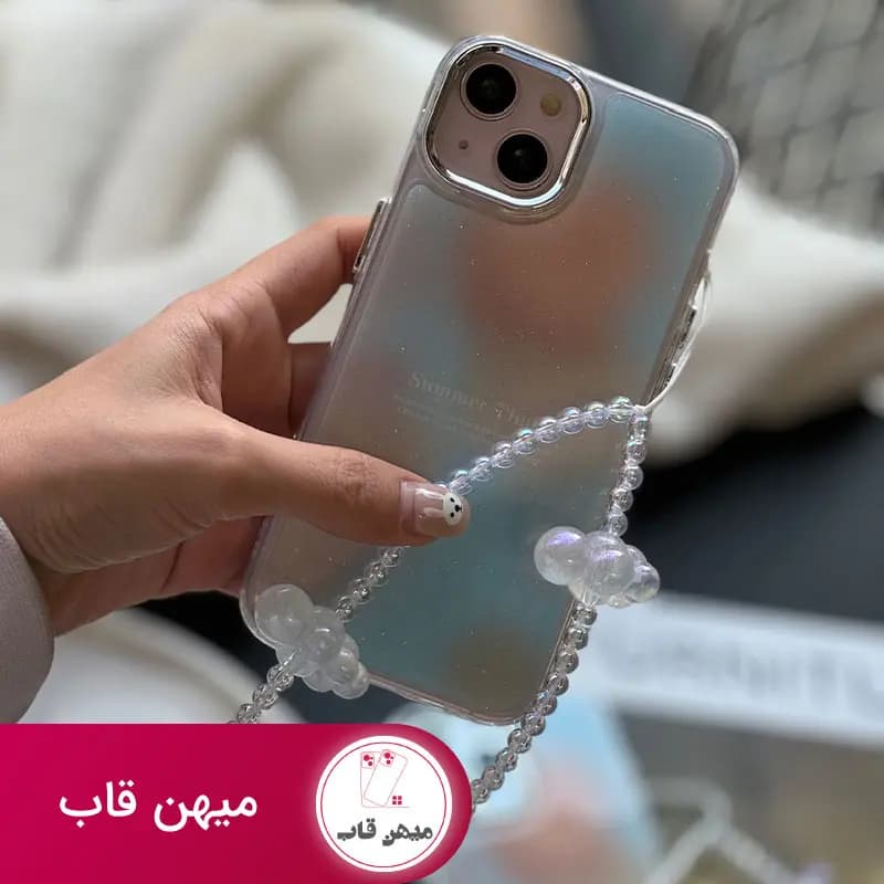 قاب گوشی آیفون summer اکلیلی با آویز - کد (۸۹۸۹)