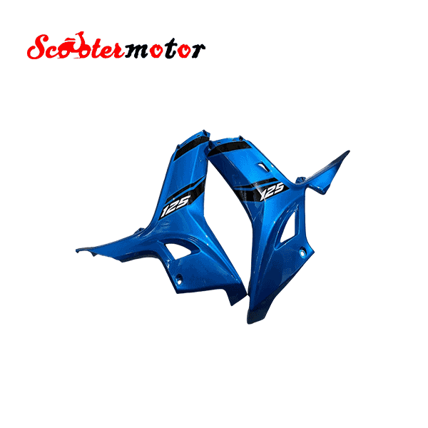 قاب(کاورفلاپ)بغل انجین مشکی آبی تی وی اس راکس tvs (rockz) انژکتوری (شرکتی) جفتی