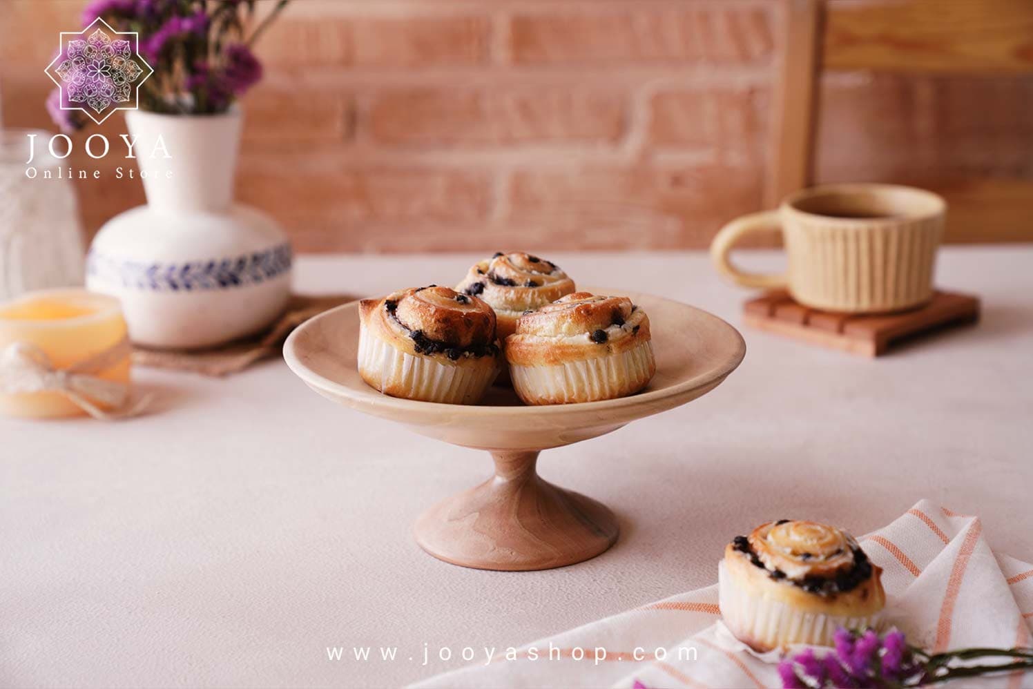 ظرف پذیرایی پایه دار آسال