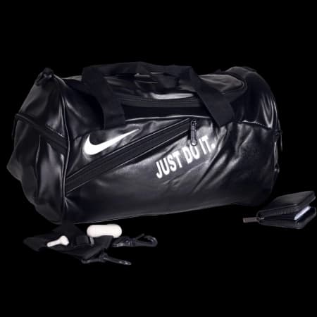ساك ورزشي چرم درجه 1 برند نایک JustDoIt