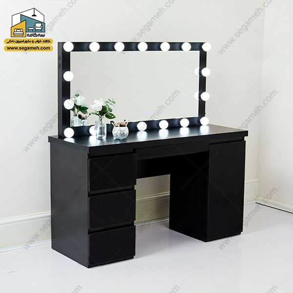 میز آرایش لامپ دار کد DMP137