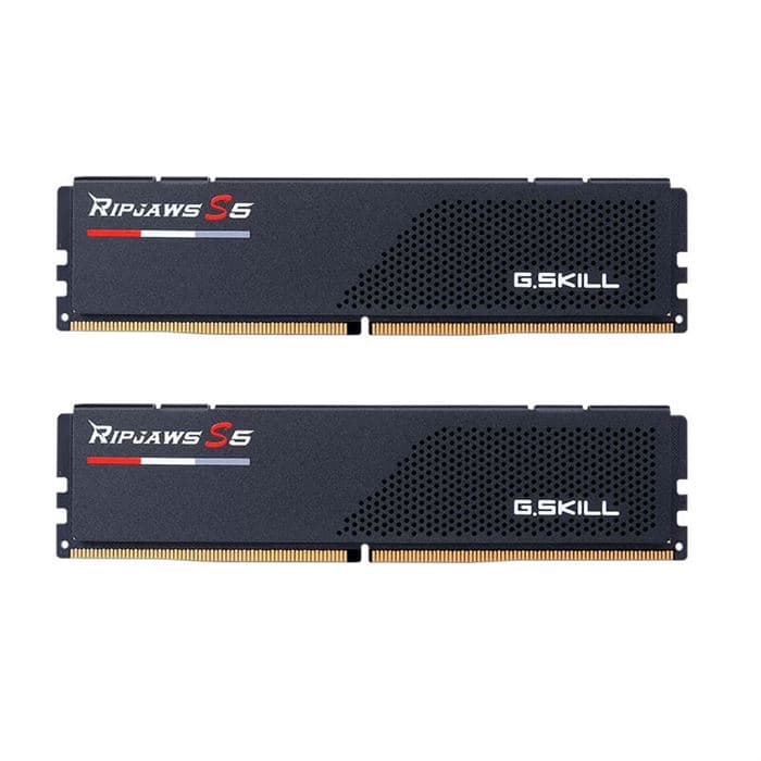 رم کامپیوتر DDR5 دو کاناله 5600 مگاهرتز CL46 جی اسکیل مدل RIPJAWS S5 ظرفیت 32 گیگابایت (آکبند-گارانتی اصلی)