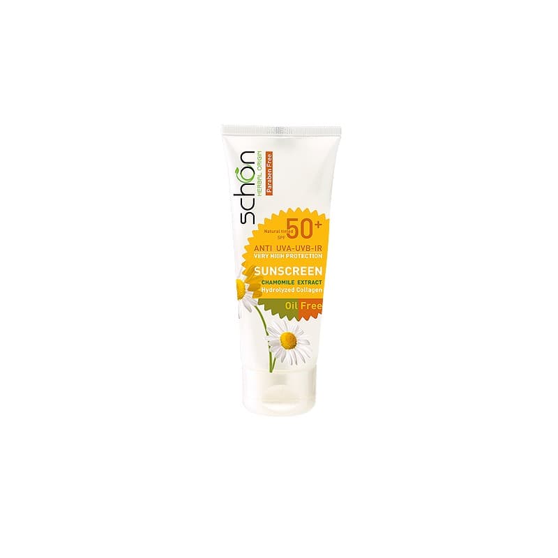 کرم ضد آفتاب +SPF50 فاقد چربی رنگ طبیعی شون 50 میل
