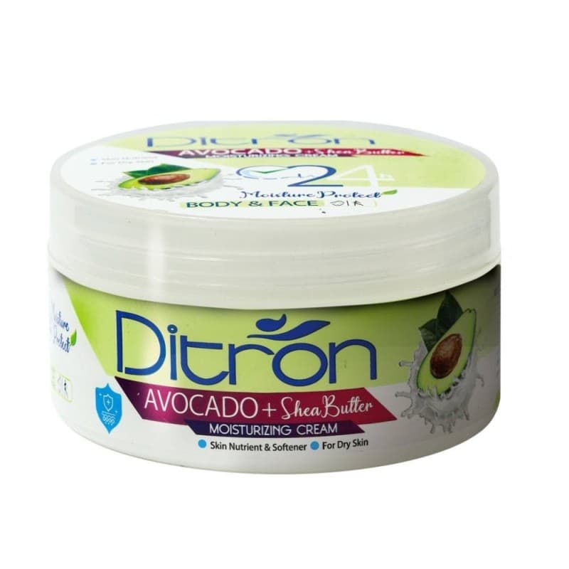 کرم مرطوبکننده دیترون روغن آووکادو و شیباتر حجم 200 میل