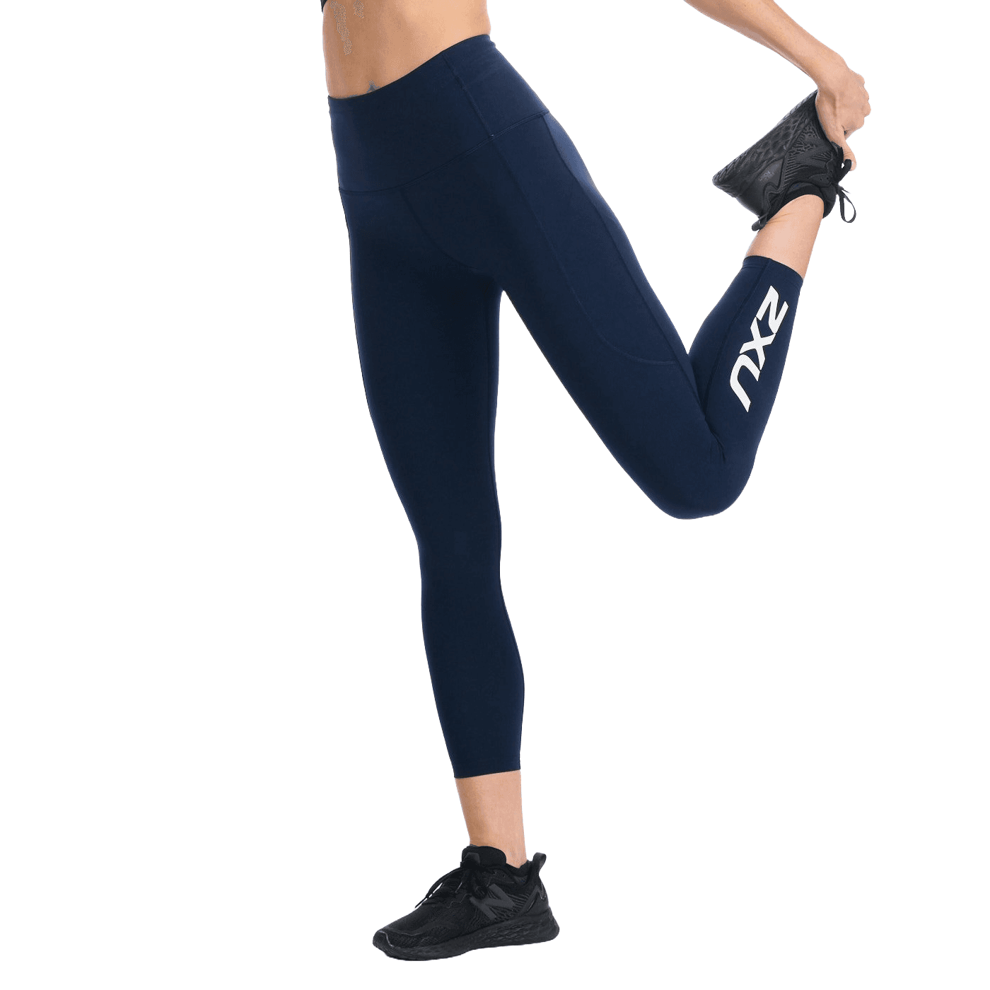 لگ ورزشی زنانه 2XU مدل Form Stash Hi-Rise Compression 7/8 Tights (WA6162b)