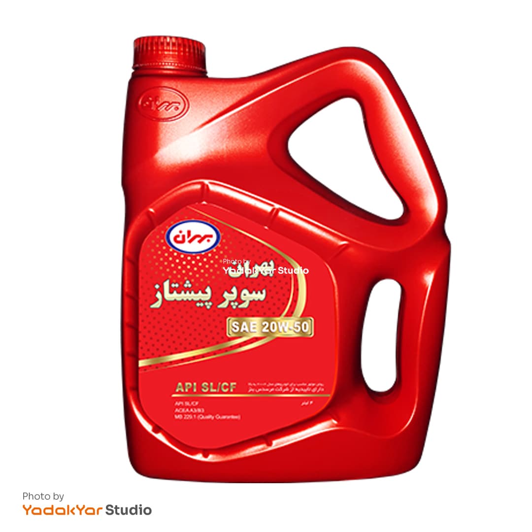 روغن موتور 20w50 بهران سوپر پیشتاز 4 لیتر